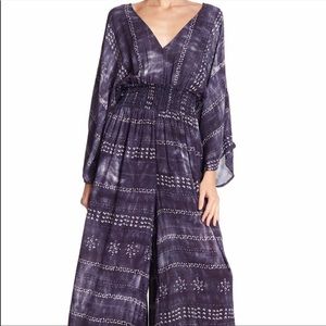 Wide Leg Boho Jumpsuit